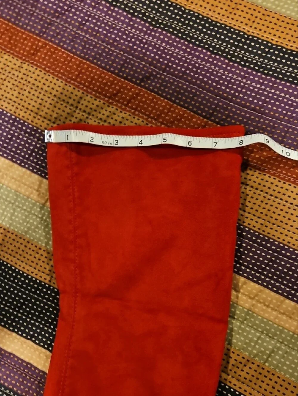 Women's Red Suede Pointed-Toe  Boots